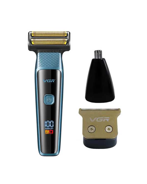 ست اصلاح آبی تیره وی جی ار VGR مدل VGR V-366 - تصویر 4