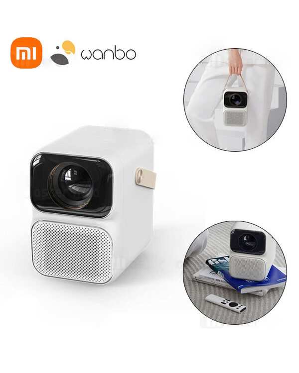 ویدئو پروژکتور سفید شیائومی WANBO T6 max - تصویر 6