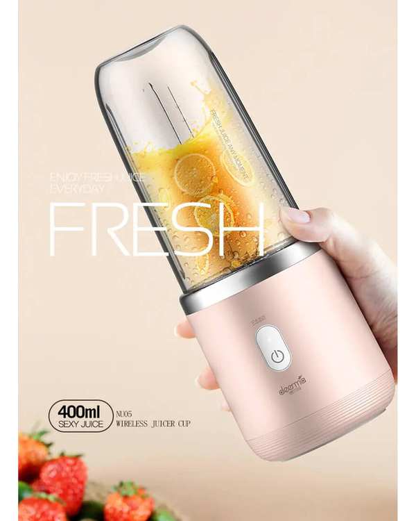 مخلوط کن صورتی شیائومی Deerma mini juice Blender Nu05 - تصویر 4