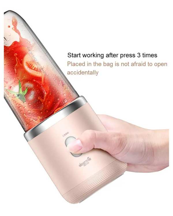 مخلوط کن صورتی شیائومی Deerma mini juice Blender Nu05 - تصویر 7