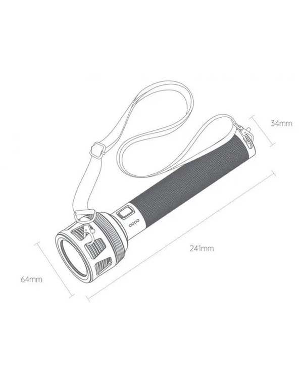 چراغ قوه شیائومی Xiaomi NexTool NE20168 Thunder Searching Flashlight - تصویر 12