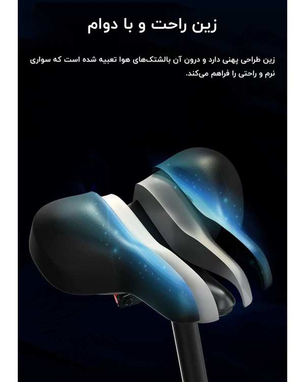دوچرخه برقی کوهستانی تاشو طوسی شیائومی Himo ZB20 - تصویر 5