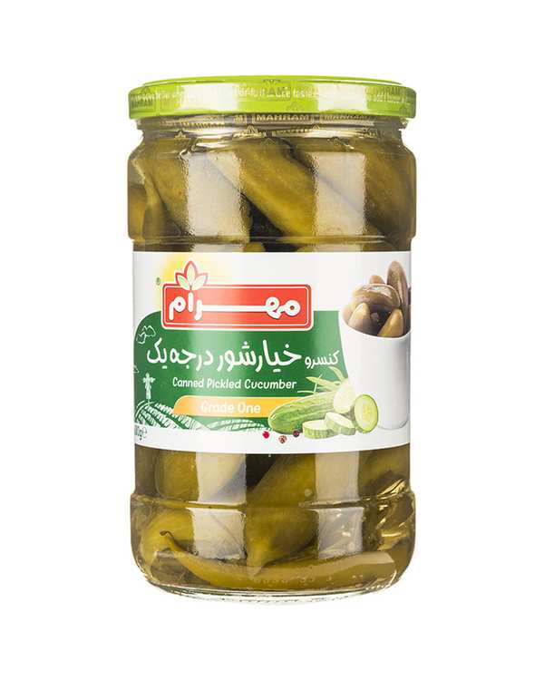 خیارشور درجه یک مهرام 680 گرم