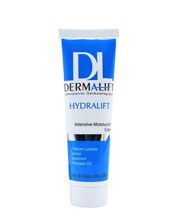 کرم مرطوب کننده پوست صورت و گردن درمالیفت Dermalift مدل Hydralift حجم 50ml