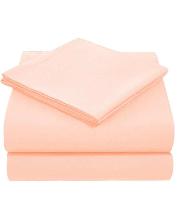 نیم ست ملحفه یک نفره 2 تکه عرض 90 گلبهی ای اس اف ASF مدل MICRO LADY