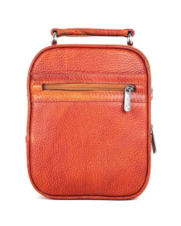 کیف چرم رودوشی عسلی چرم بارز Charm Barez مدل DG43.1 - تصویر 5