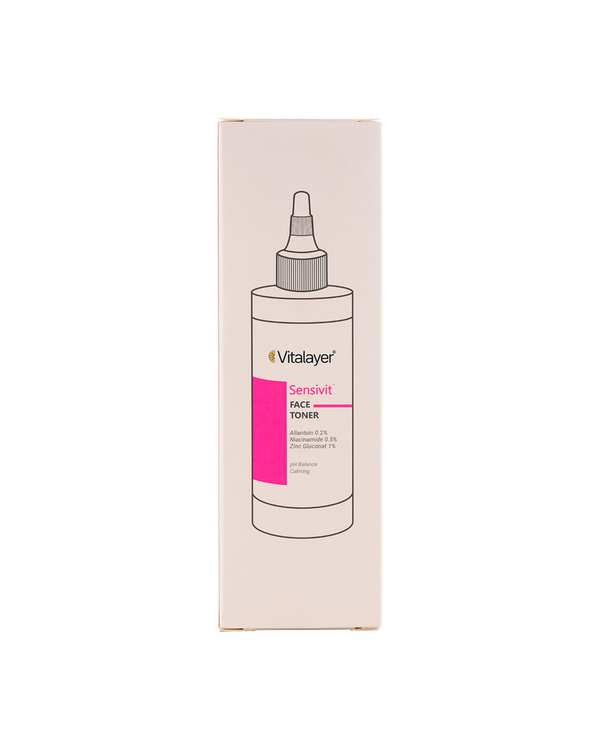 تونر پاک کننده صورت ویتالیر مدل سنسی ویت مناسب پوست حساس 200ml - تصویر 3