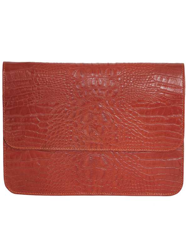 کیف دستی عسلی چرم بارز Charm Barez مدل DF29.KO