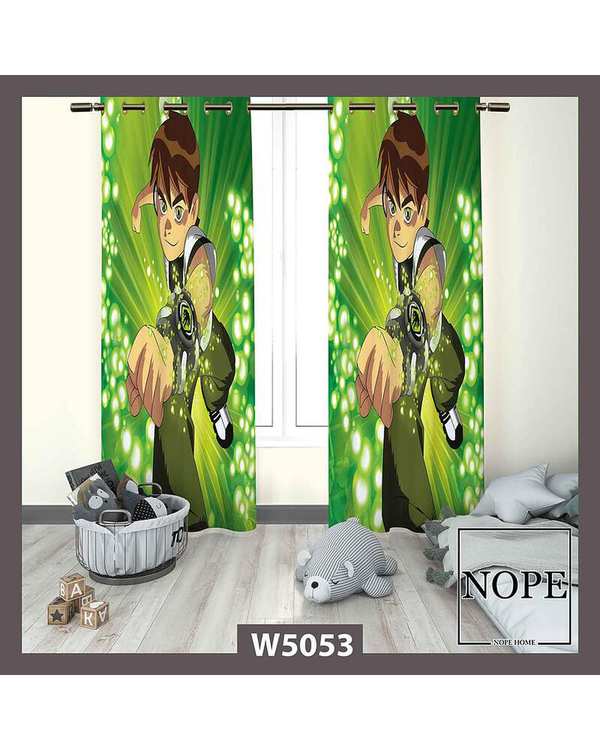 پرده کودک مخمل نوپه هوم Nopehome مدل پانچی طرح بنتن جسور کد W5053
