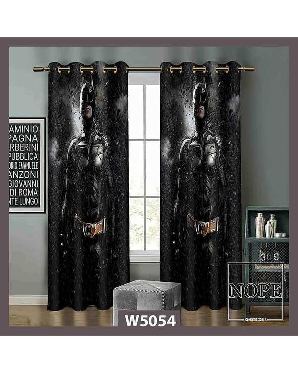 پرده کودک مخمل نوپه هوم Nopehome مدل پانچی طرح بتمن جسور کد W5054