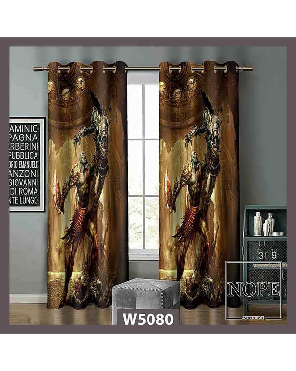 پرده کودک مخمل نوپه هوم Nopehome مدل پانچی طرح جنگنده کد W5080