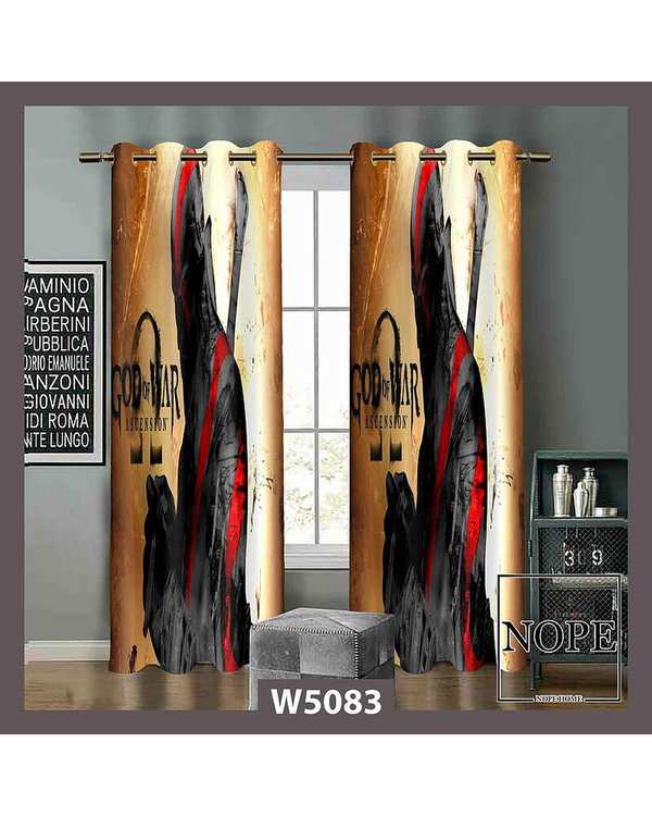 پرده کودک مخمل نوپه هوم Nopehome مدل پانچی طرح جنگنده کد W5083