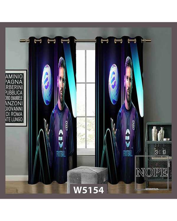پرده کودک مخمل نوپه هوم Nopehome مدل پانچی طرح مسی کد W5154