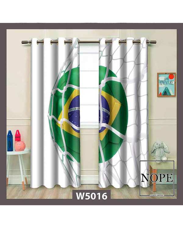 پرده کودک مخمل نوپه هوم Nopehome مدل پانچی طرح توپ کد W5016