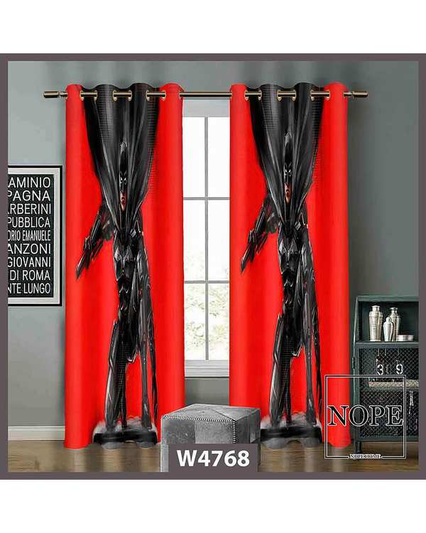 پرده کودک مخمل نوپه هوم Nopehome مدل پانچی طرح بتمن کد W4768