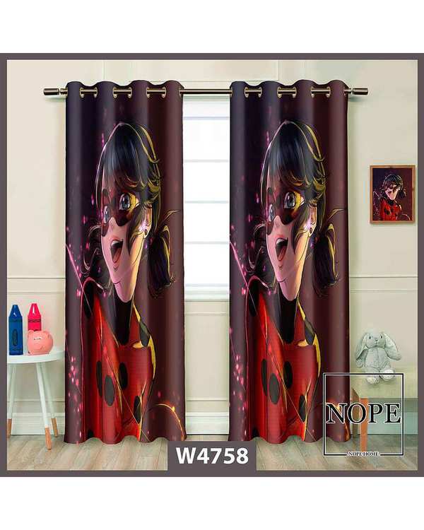 پرده کودک مخمل نوپه هوم Nopehome مدل پانچی طرح میراکلس بیداری کد W4758