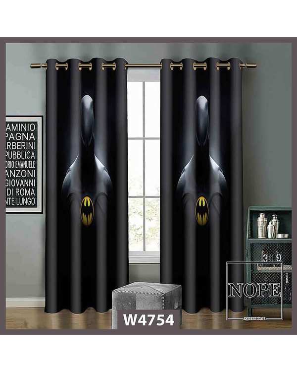 پرده کودک مخمل نوپه هوم Nopehome مدل پانچی طرح بتمن کد W4754