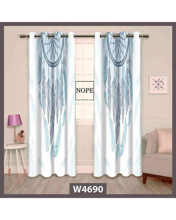 پرده مخمل نوپه هوم Nopehome مدل پانچی طرح دریم کچر کد W4690