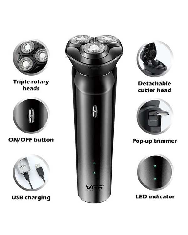 ریش تراش مردانه وی جی ار VGR مدل VGR V-312 - تصویر 3