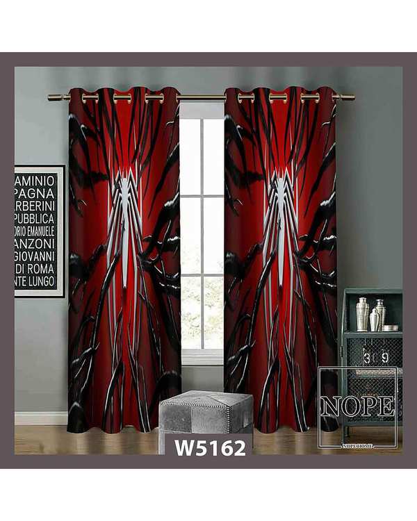 پرده کودک مخمل نوپه هوم Nopehome مدل پانچی طرح عنکبوت کد W5162