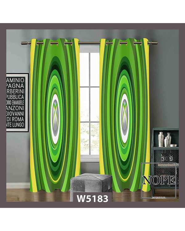 پرده کودک مخمل نوپه هوم Nopehome مدل پانچی طرح ایکس باکس کد W5183