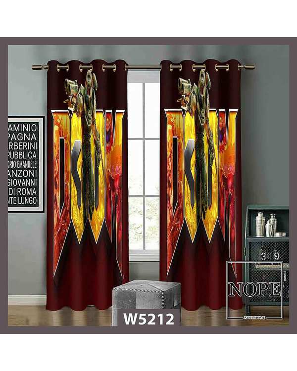 پرده کودک مخمل نوپه هوم Nopehome مدل پانچی طرح نینجا کد W5212