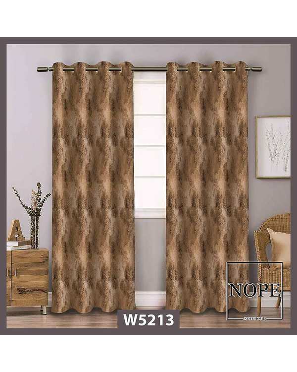 پرده مخمل نوپه هوم Nopehome مدل پانچی طرح ابر و بادی کد W5213