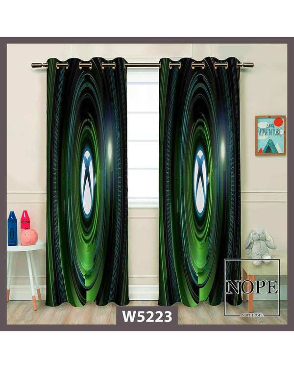 پرده کودک مخمل نوپه هوم Nopehome مدل پانچی طرح ایکس باکس کد W5223