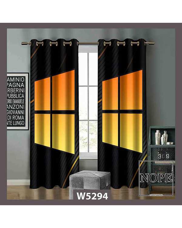 پرده کودک مخمل نوپه هوم Nopehome مدل پانچی طرح ویندوز کد W5294