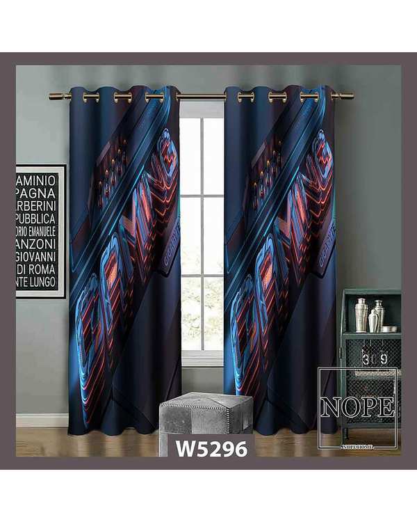 پرده کودک مخمل نوپه هوم Nopehome مدل پانچی طرح گیمینگ کد W5296