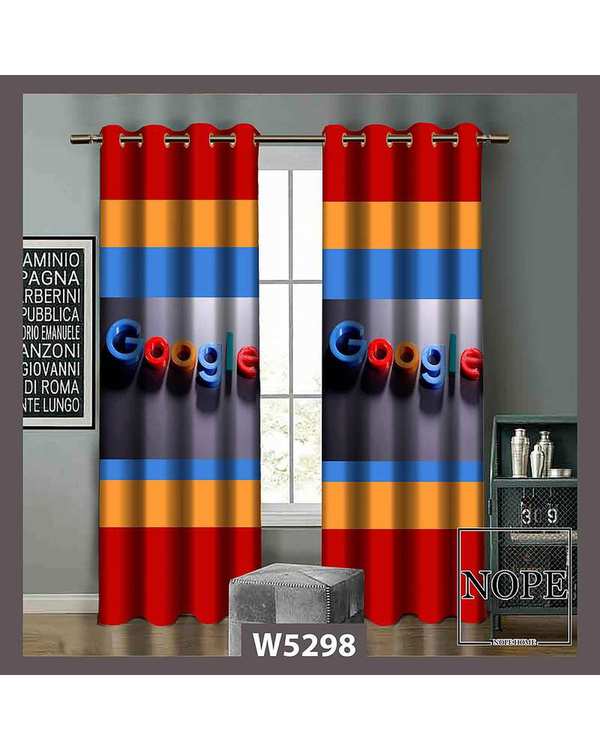 پرده کودک مخمل نوپه هوم Nopehome مدل پانچی طرح گوگل کد W5298