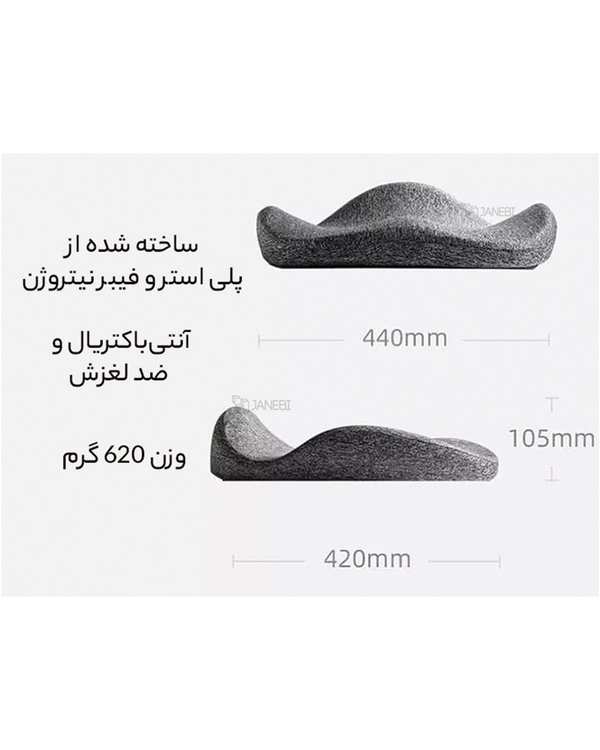 بهداشت و سلامت عمومی بالشت طبی زیر نشیمنی طوسی Xiaomi Leravan Hip-Lift Cushion برند شیائومی - تصویر 9