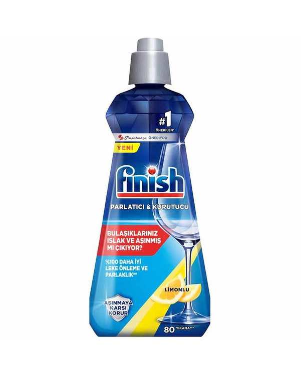 مایع جلا دهنده ماشین ظرفشویی فینیش Finish با رایحه لیمو 400ml