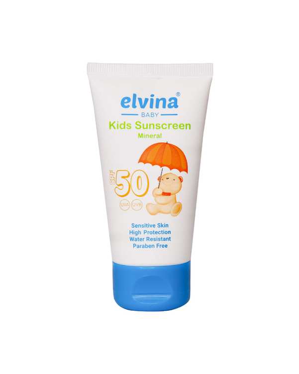 کرم ضد آفتاب کودک مینرال SPF50 الوینا Elvina حجم 40ml