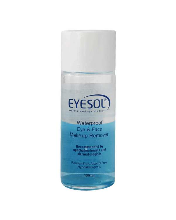 محلول پاک کننده آرایش دو فاز چشم و صورت آیسول Eyesol مدل 02 حجم 150ml