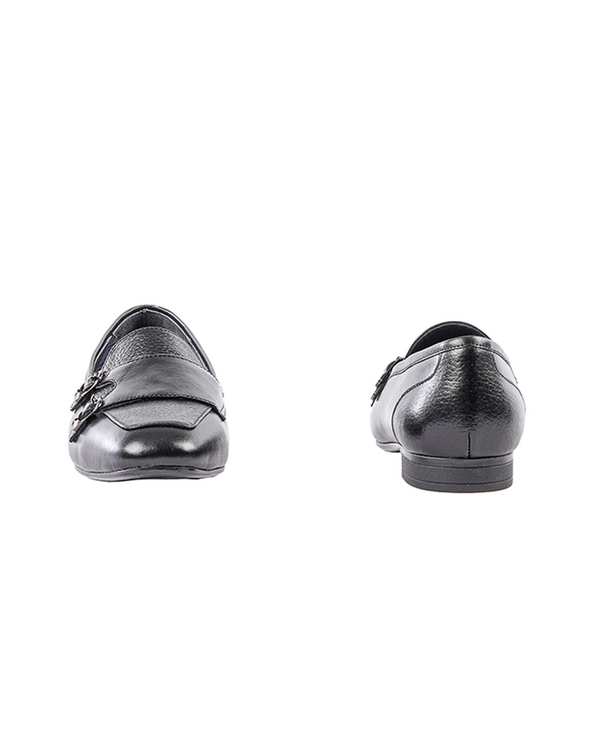 کفش چرم زنانه مشکی صاد SAAD کد RF2901 - تصویر 3