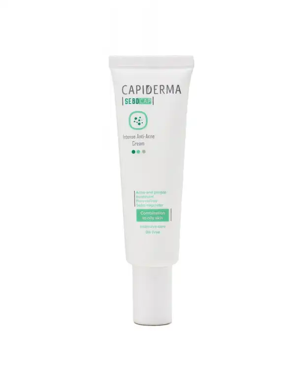 کرم ضد جوش صورت کپیدرما Capiderma مناسب پوست چرب و دارای جوش 30ml