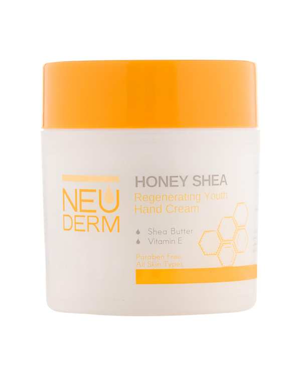 کرم دست کاسه ای رینوتریو هانی شی نئودرم Neuderm مدل Re Nutrive Honey Shea حجم ۱۵۰ml