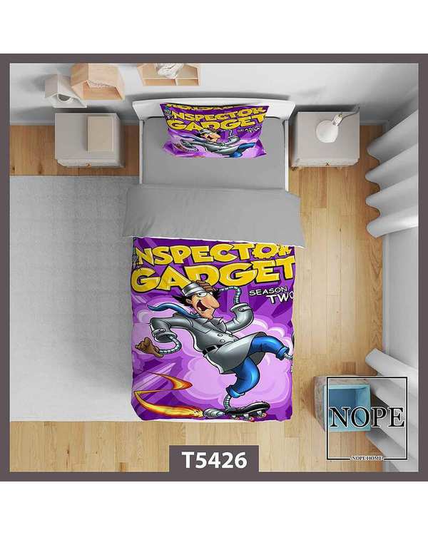 روتختی کودک یک نفره 5 تکه نوپه هوم Nopehome طرح کاراگاه گجت کد T5426