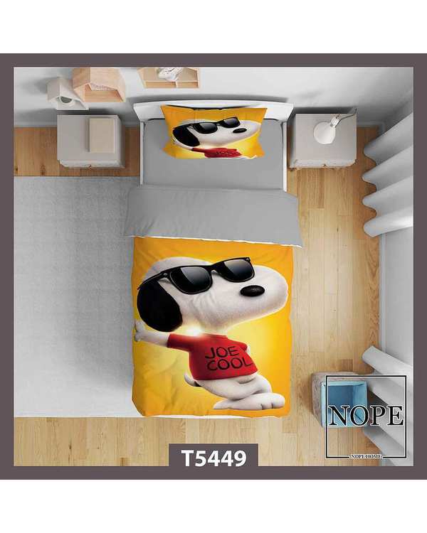 روتختی کودک یک نفره 5 تکه نوپه هوم Nopehome طرح کارتونی کد T5449