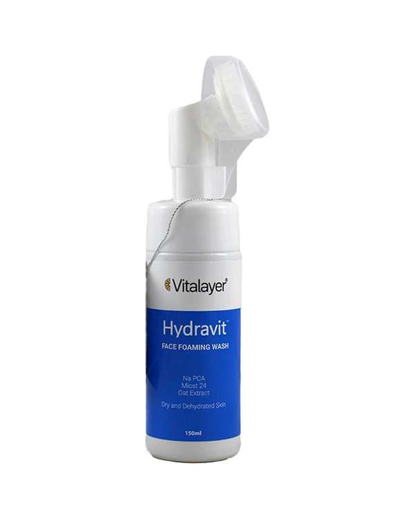 فوم شستشوی صورت ویتالیر Vitalayer مدل هیدراویت Hydravit مناسب پوست خشک و دهیدراته 150ml