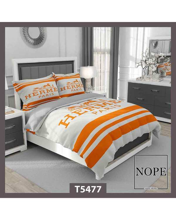 روتختی دو نفره 6 تکه نوپه هوم Nopehome طرح Hermes کد T5477