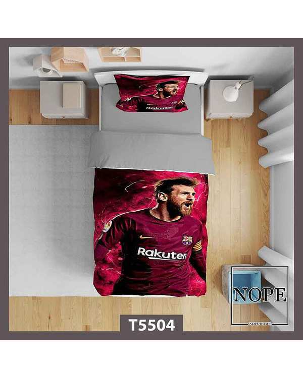 روتختی کودک یک نفره 5 تکه نوپه هوم Nopehome طرح فوتبالی کد T5504