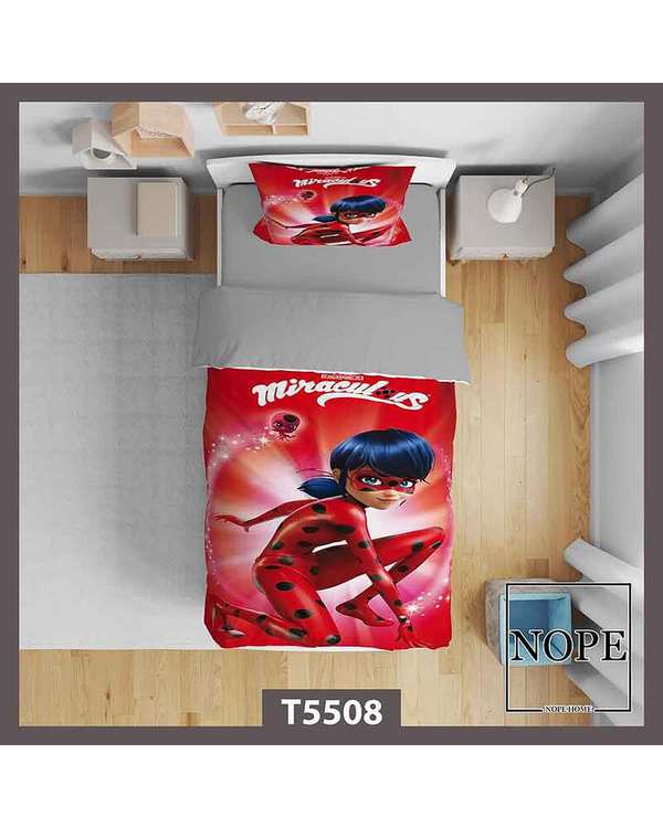 روتختی کودک یک نفره 5 تکه نوپه هوم Nopehome طرح miraculous کد T5508