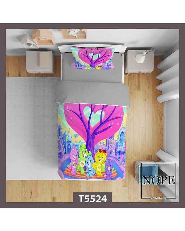 روتختی کودک یک نفره 5 تکه نوپه هوم Nopehome طرح خرس کارتونی کد T5524