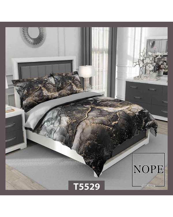 روتختی دو نفره 6 تکه نوپه هوم Nopehome طرح مرمری کد T5529