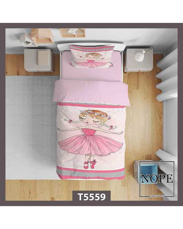 روتختی کودک یک نفره 5 تکه نوپه هوم Nopehome طرح دختر باله کد T5559