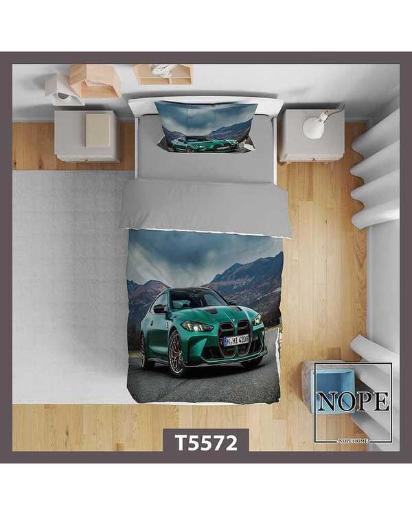 روتختی کودک یک نفره 5 تکه نوپه هوم Nopehome طرح ماشین کد T5572