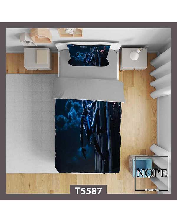 روتختی کودک یک نفره 5 تکه نوپه هوم Nopehome طرح اسپایدرمن کد T5587