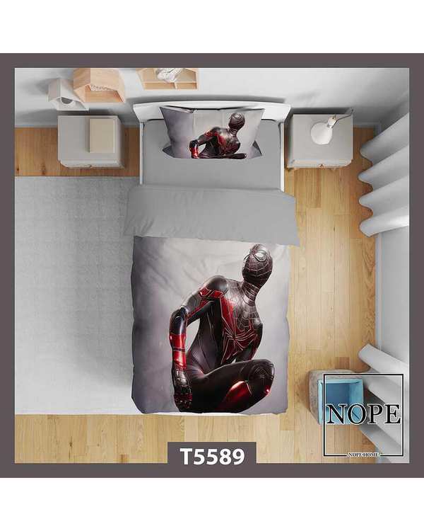 روتختی کودک یک نفره 5 تکه نوپه هوم Nopehome طرح انیمیشنی spiderman کد T5589
